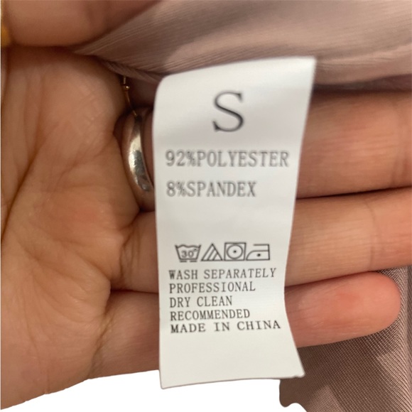 Cream Camisole, Crop top, Spaghetti straps, size S, - Picture 3 of 4